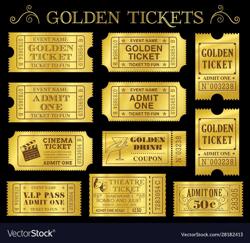 Golden Ticket Ideas