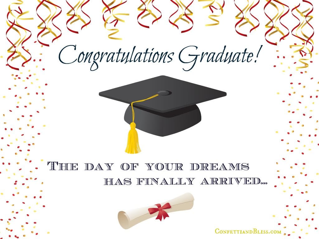 Graduation Congratulations Cards