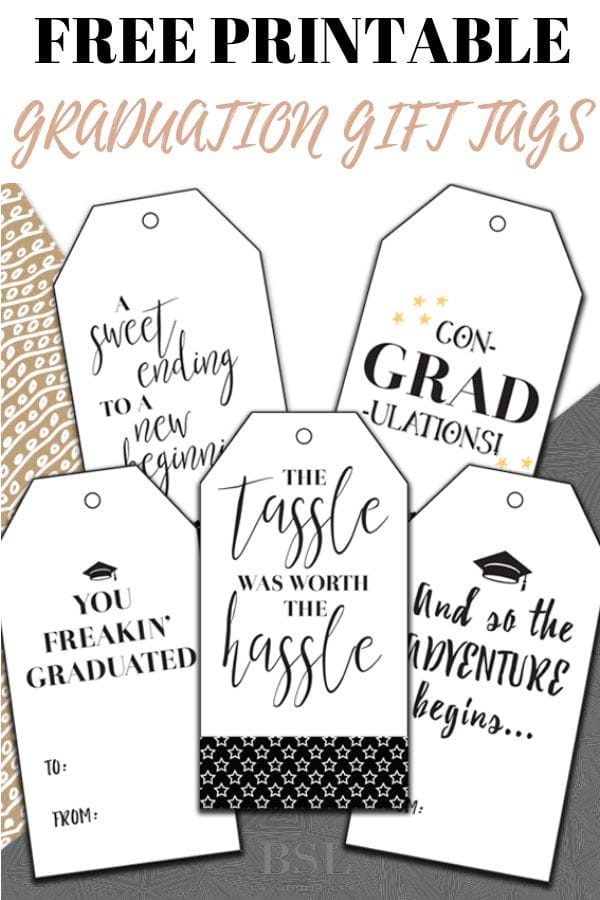 Graduation Gift Tags