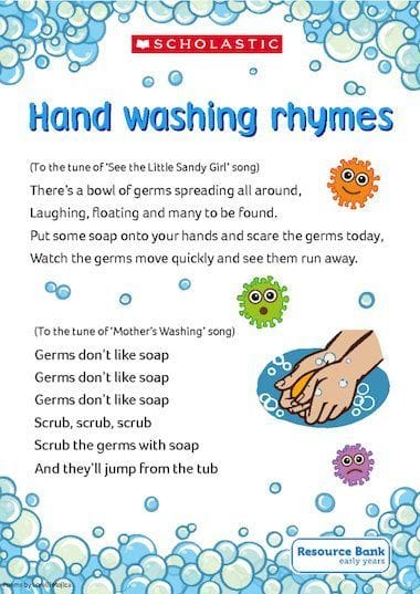 Hand Washing Song and Rhyme