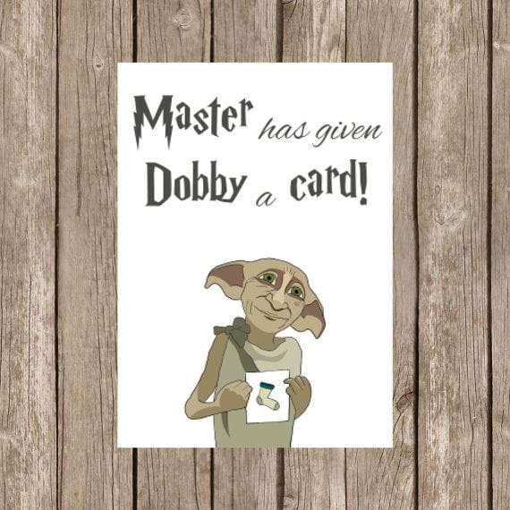 Harry Potter Birthday Card Printables