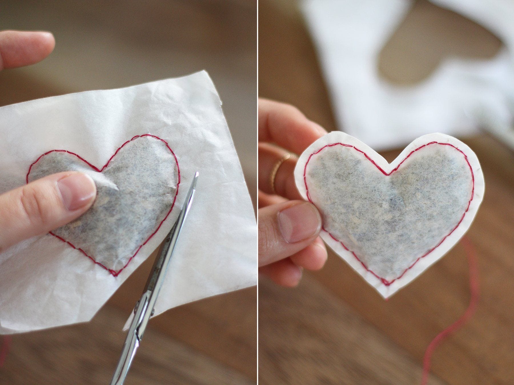 Heart Tea Bag Folding Pattern