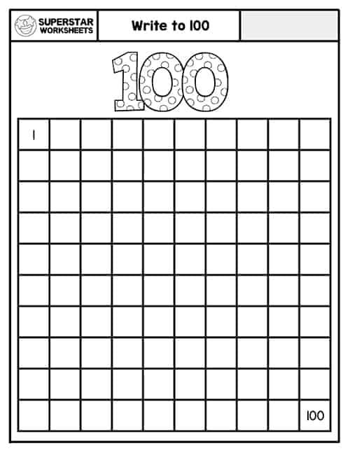 Hundreds Chart Worksheets