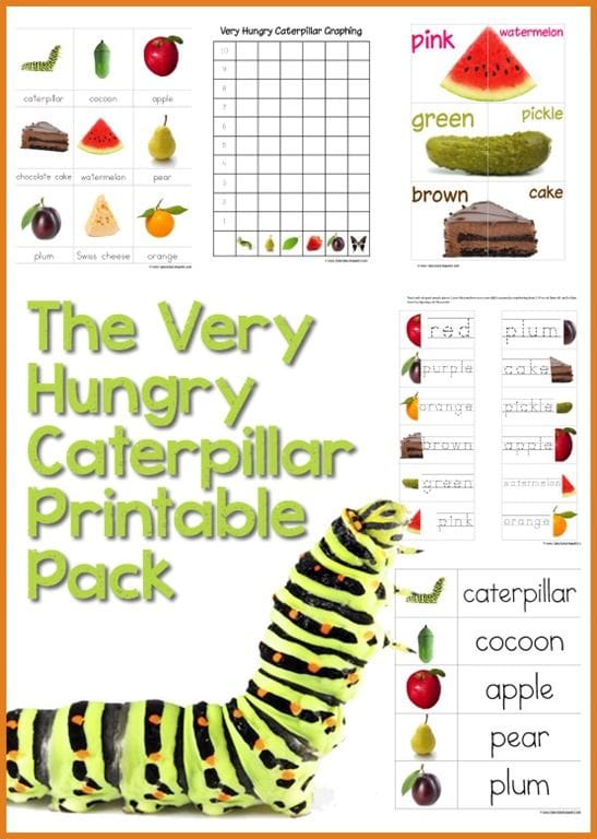 Hungry Caterpillar Food Printables