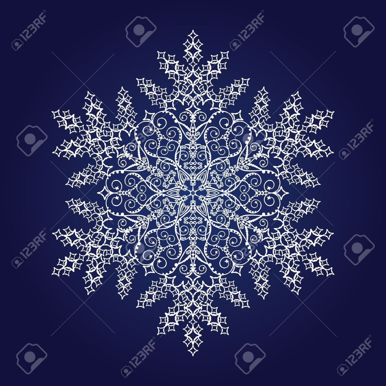 Intricate Snowflake Pattern