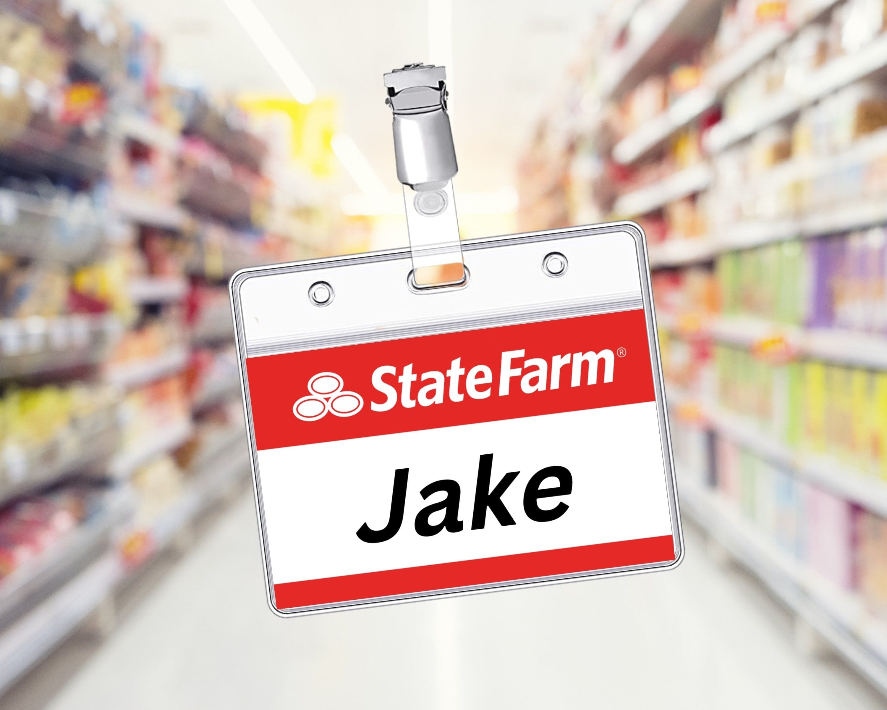 Jake From State Farm Name Tag Printable Template