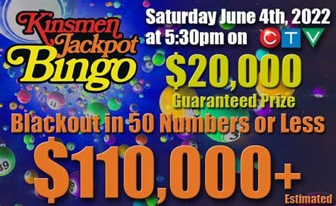 Kinsmen Jackpot Bingo Benefits