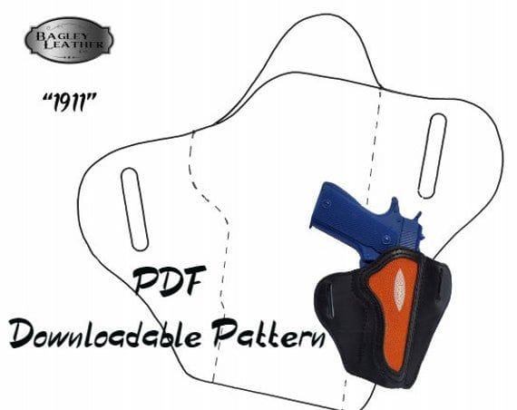 Leather Holster Pattern 5