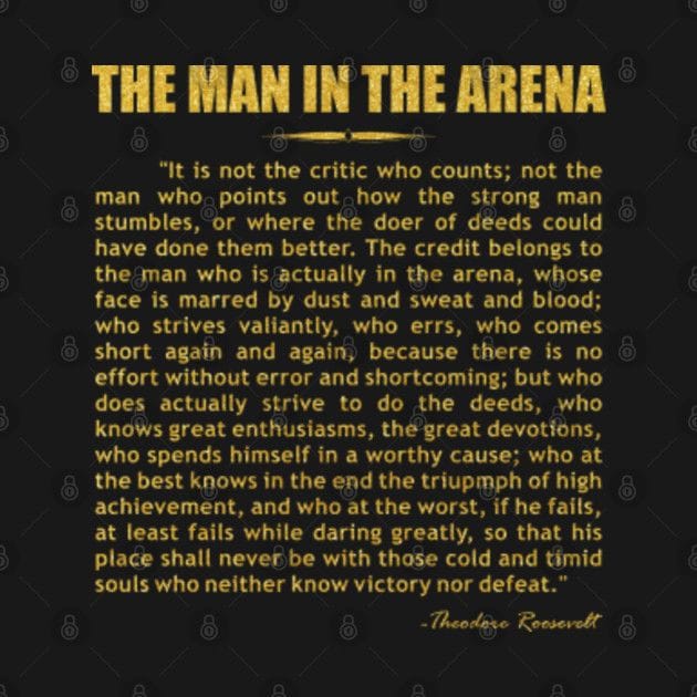 Man in the Arena Printable