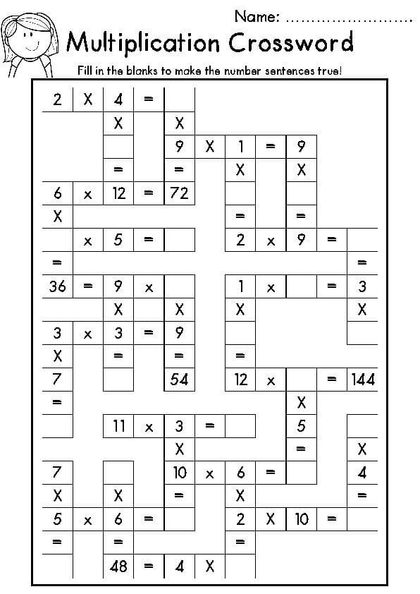 Benefits of Math Crosswords