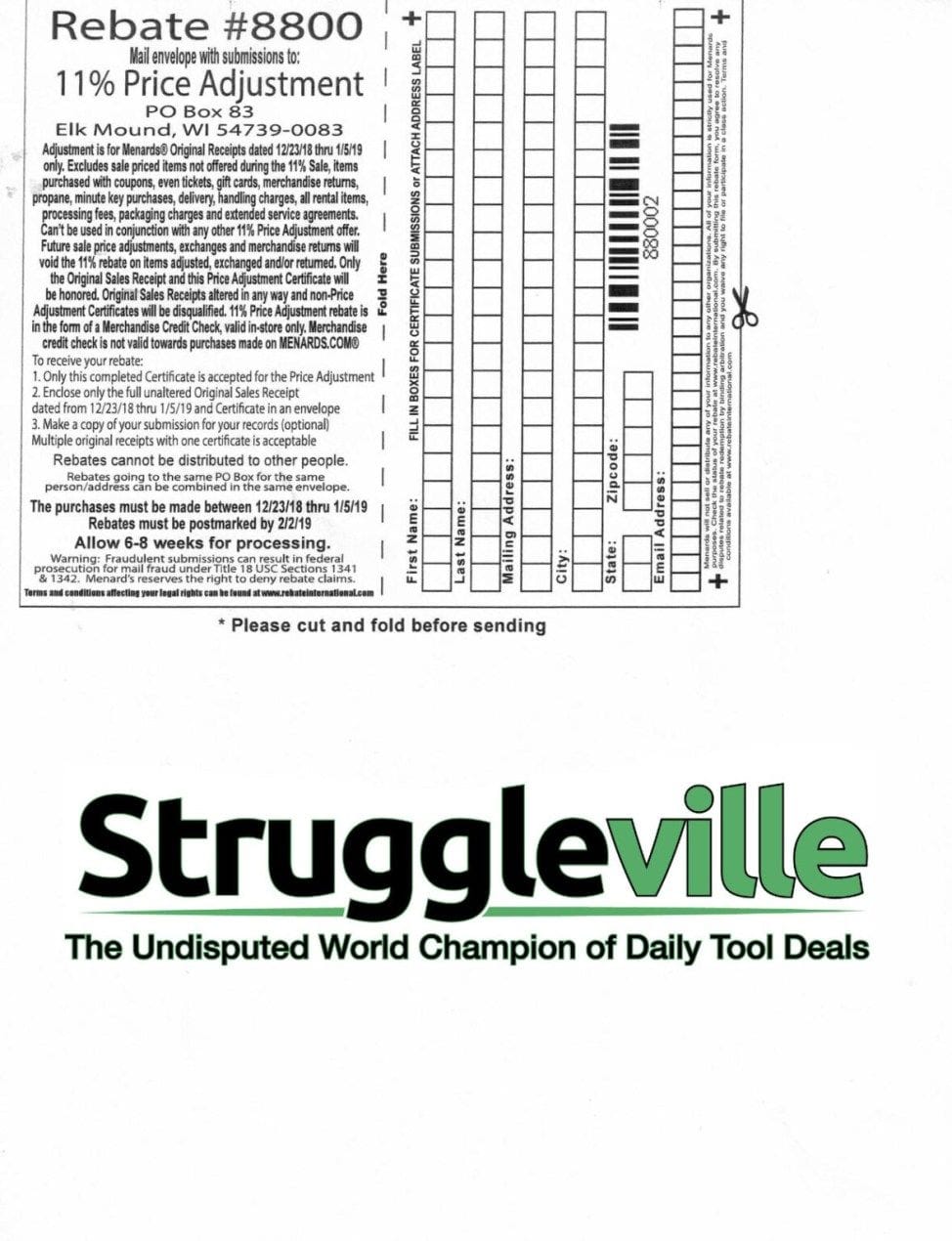 Menards Rebate Form 565: Easy Submission Guide