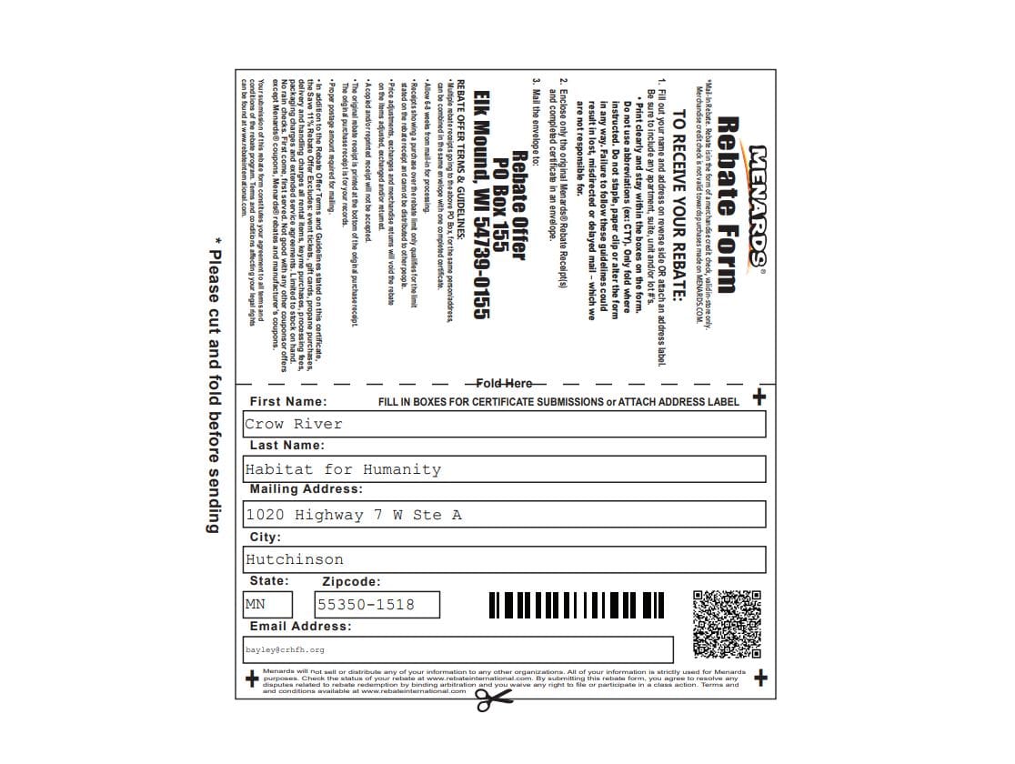 Menards Rebate Online Form Submission Made Easy