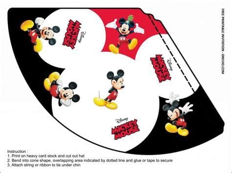 Mickey Mouse Hat Template