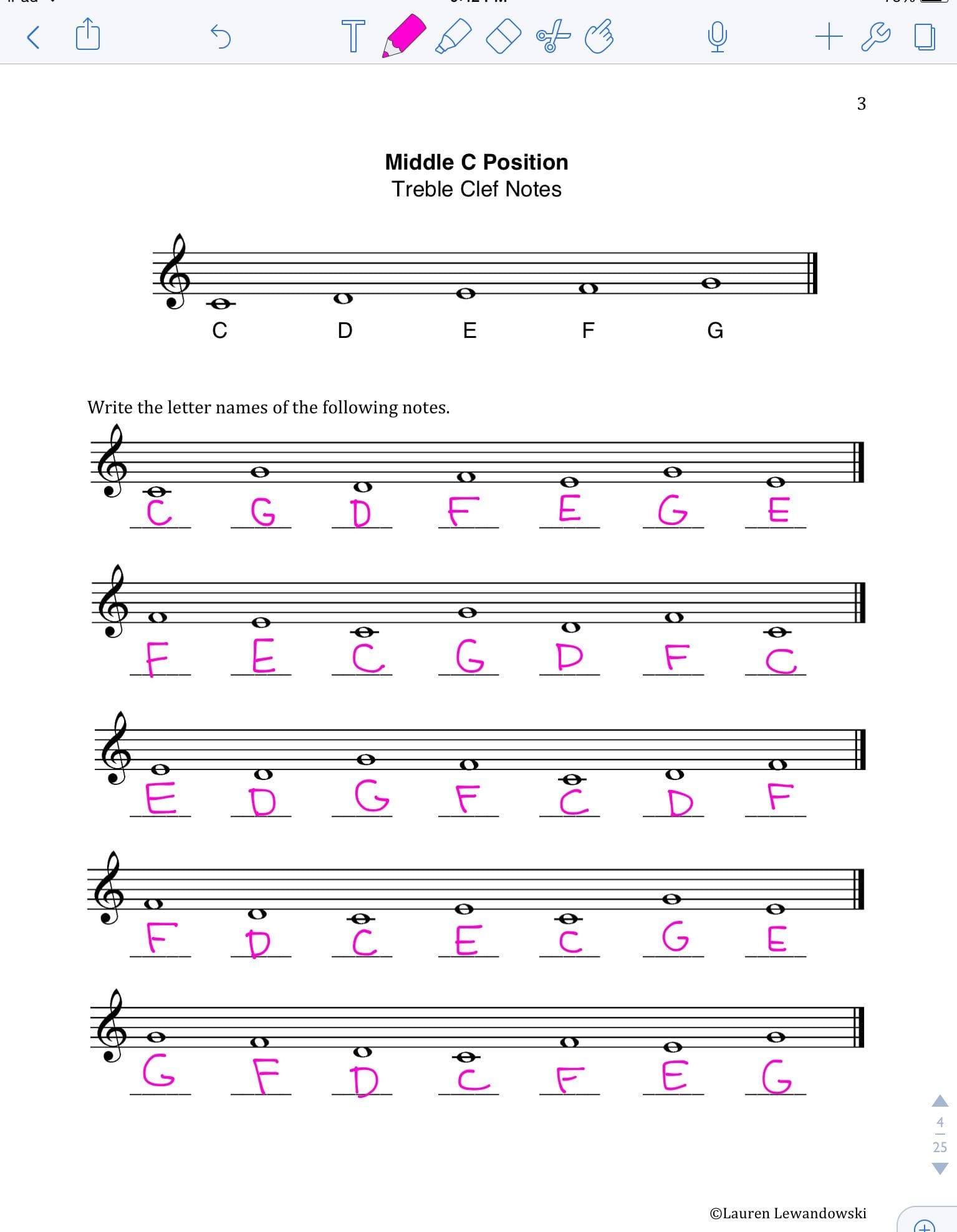 Benefits of Printable Music Worksheets