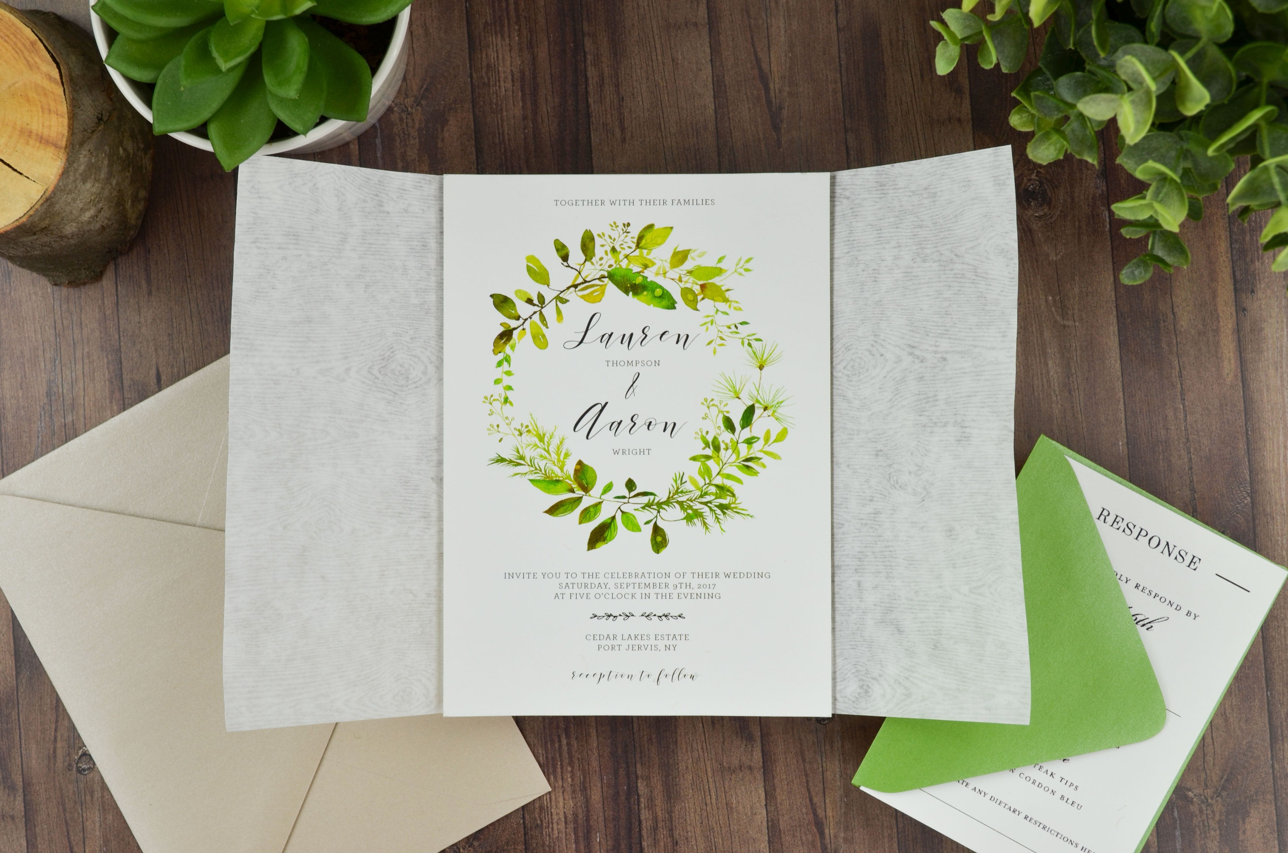 Nature-Inspired Invitation