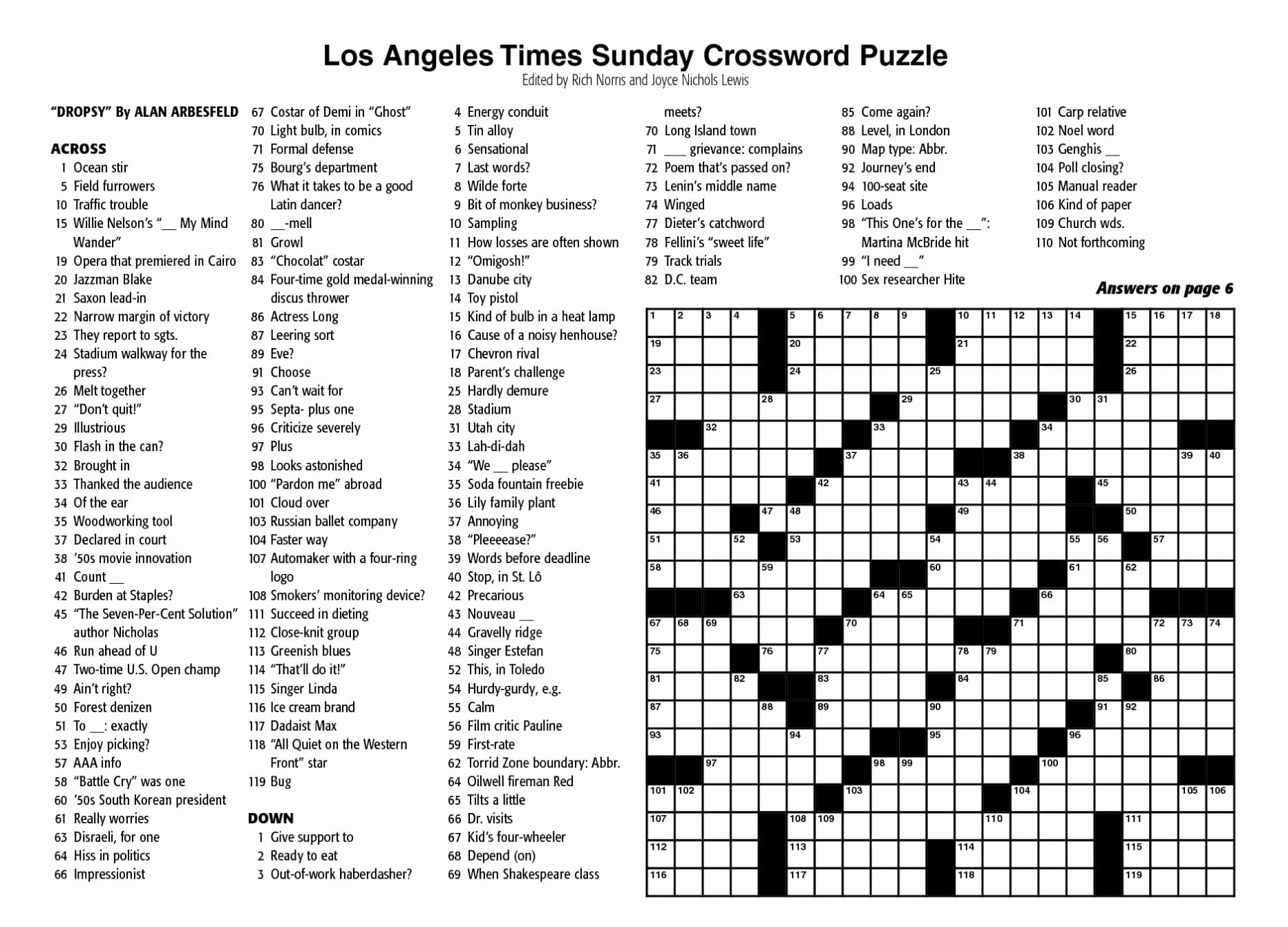 The New York Times Crossword