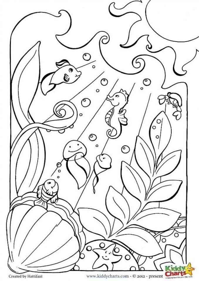 Ocean Coloring Pages: Free Printables For Kids And Adults