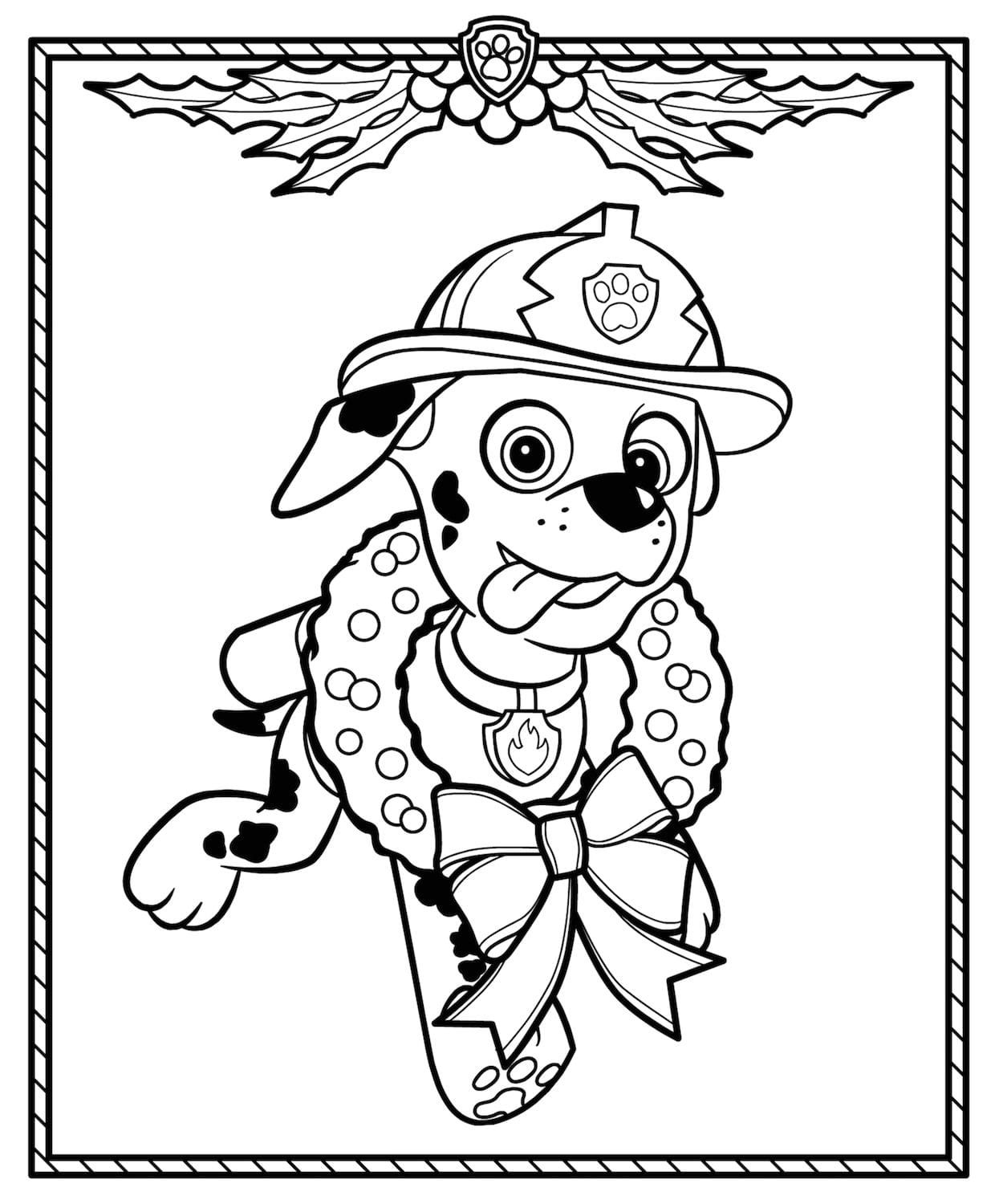 Paw Patrol Christmas Activity Sheets for Kids