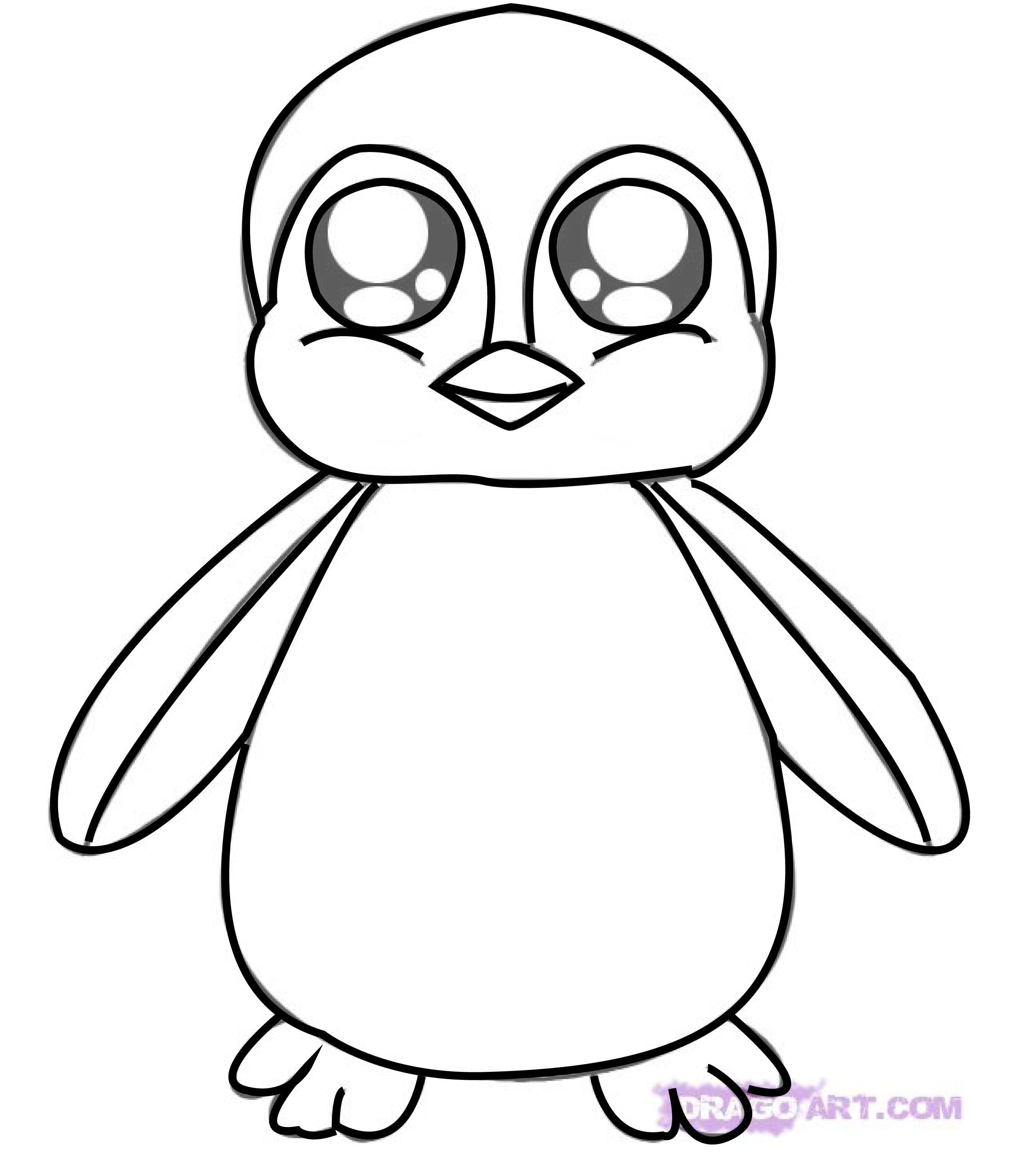 Penguin Coloring Page