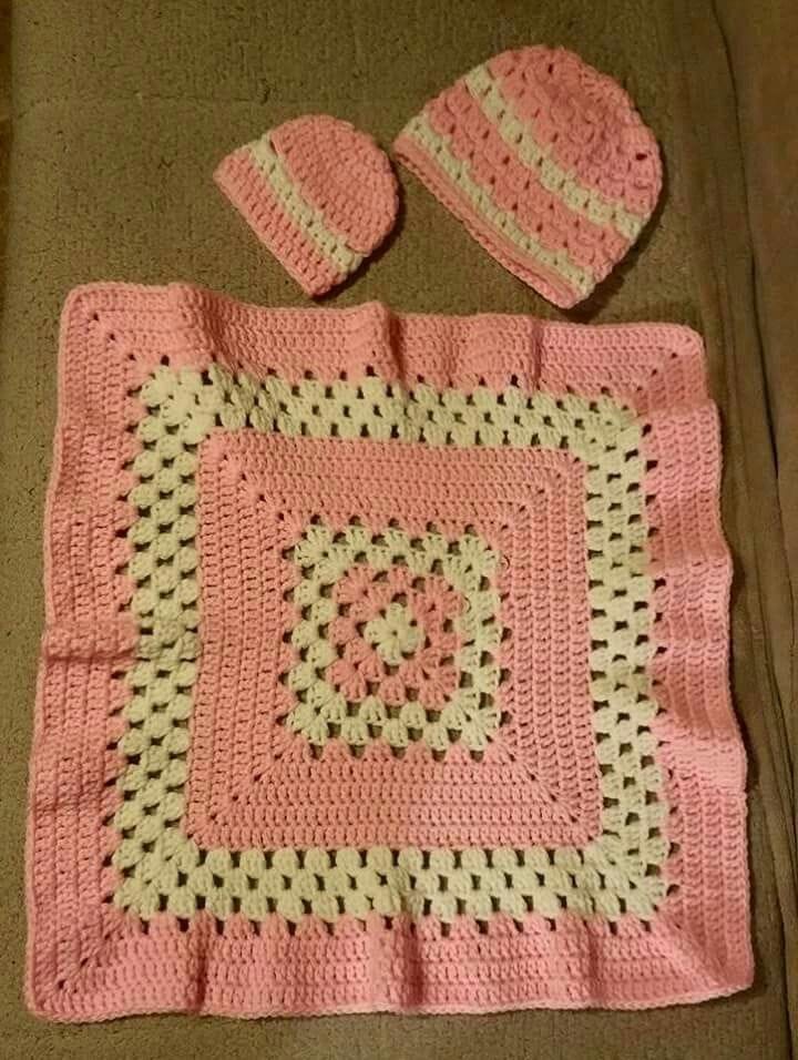 Preemie Blanket and Hat Set