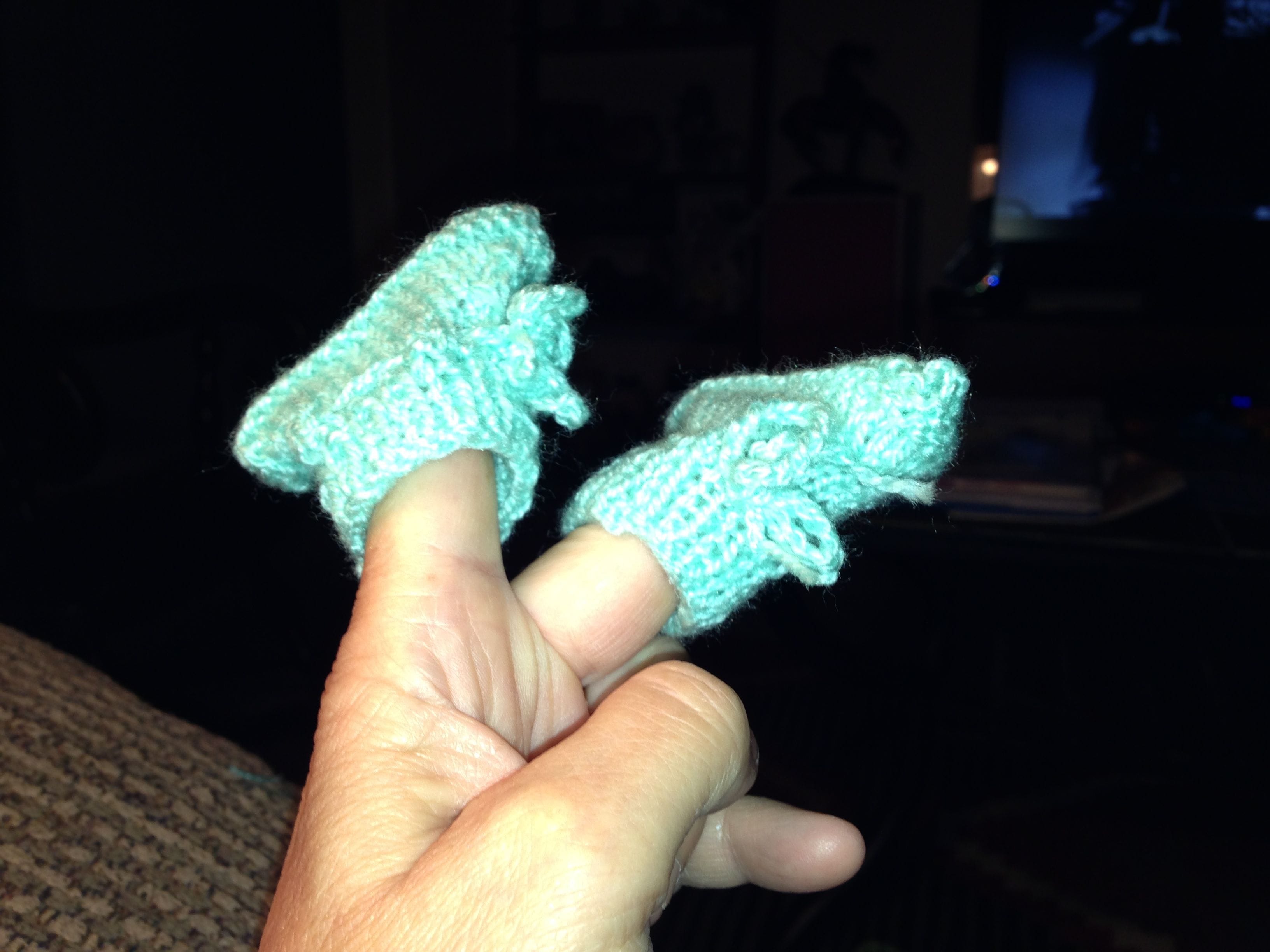 Premature Baby Booties