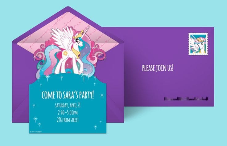 Princess Celestia Invitation