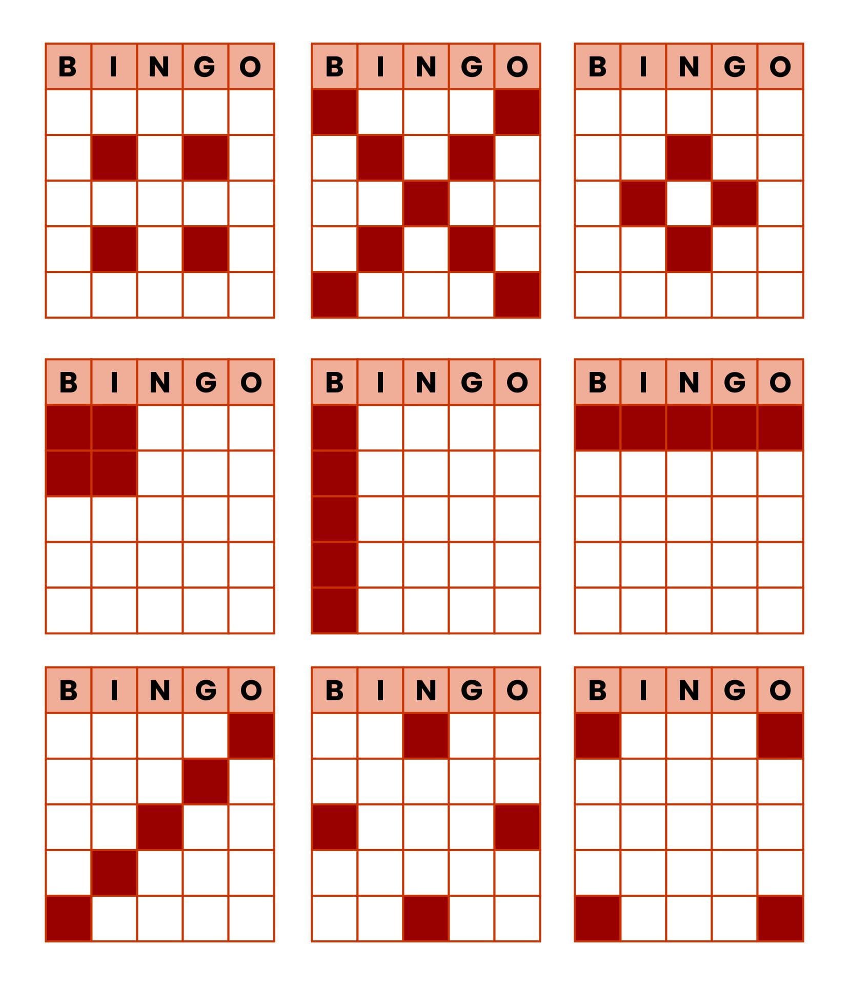 Print And Play: Popular Bingo Patterns To Download