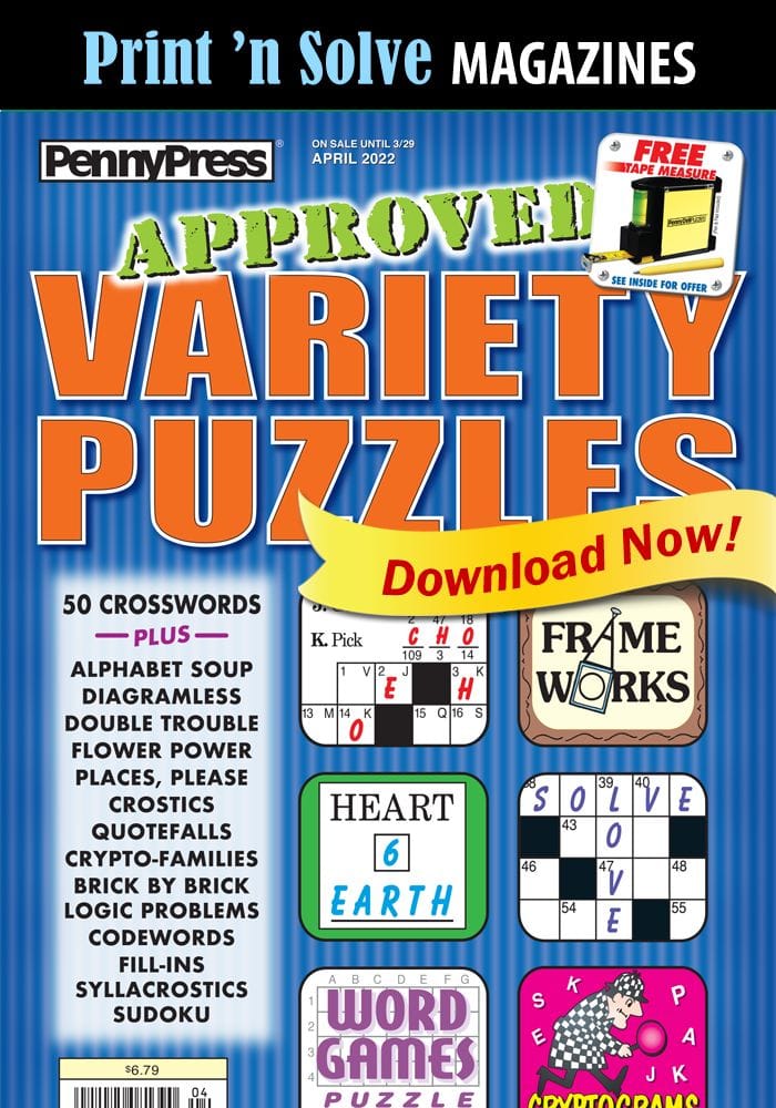 Print and Solve Puzzles