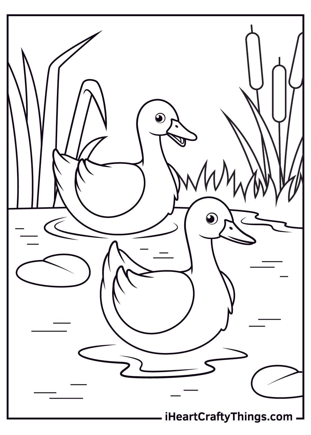 5 Little Ducks Free Printable Templates