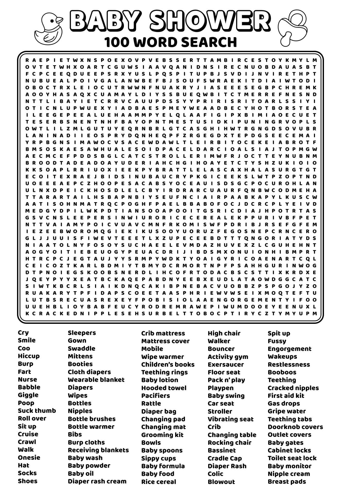 Create Your Own Printable Word Searches