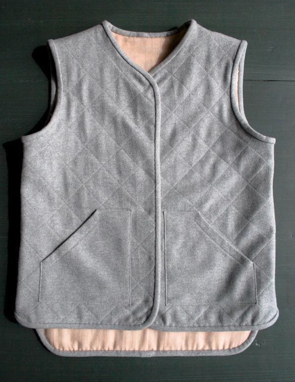 Quilted Waistcoat with Flap Pockets