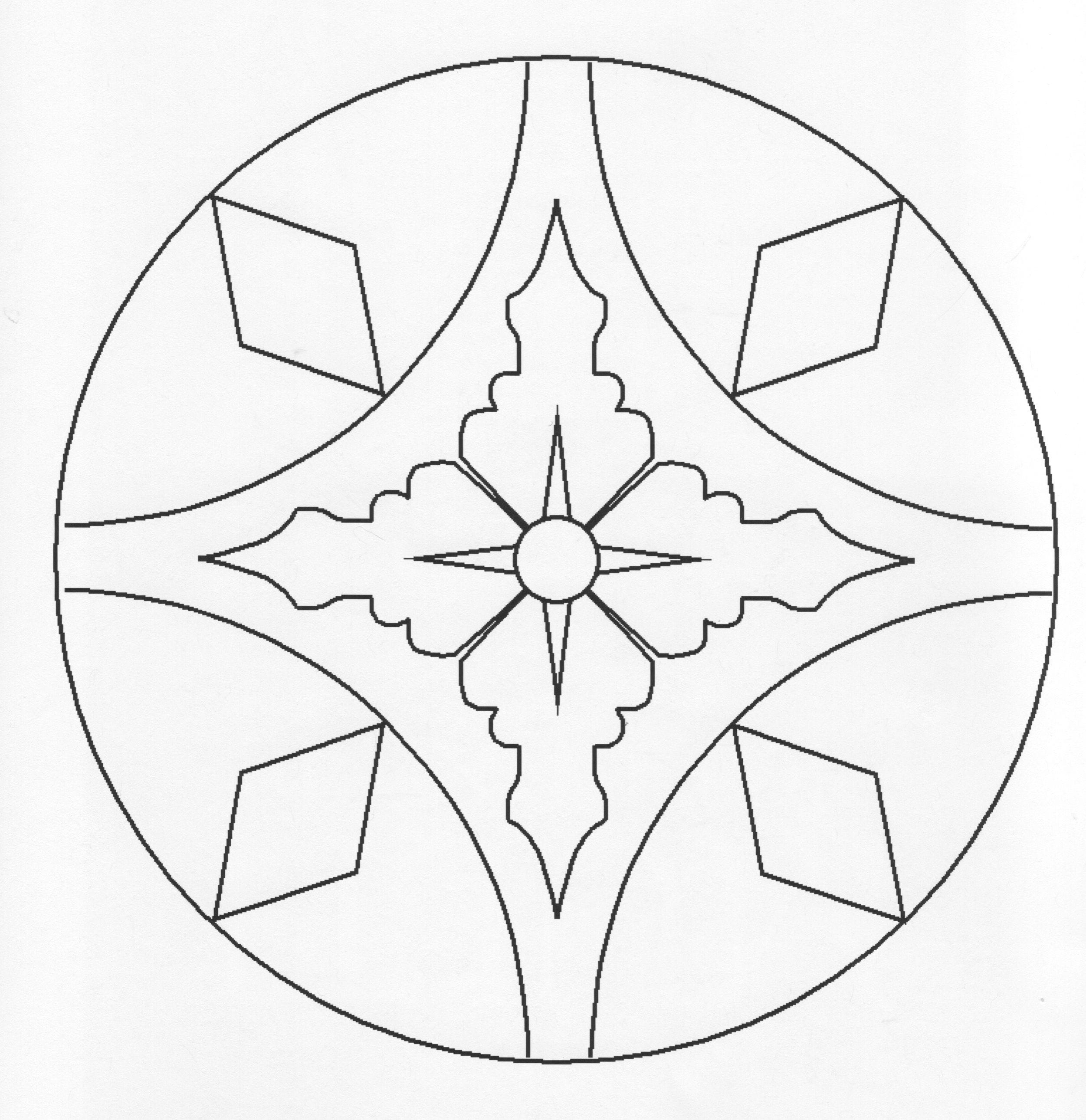 Rangoli Colouring Pages