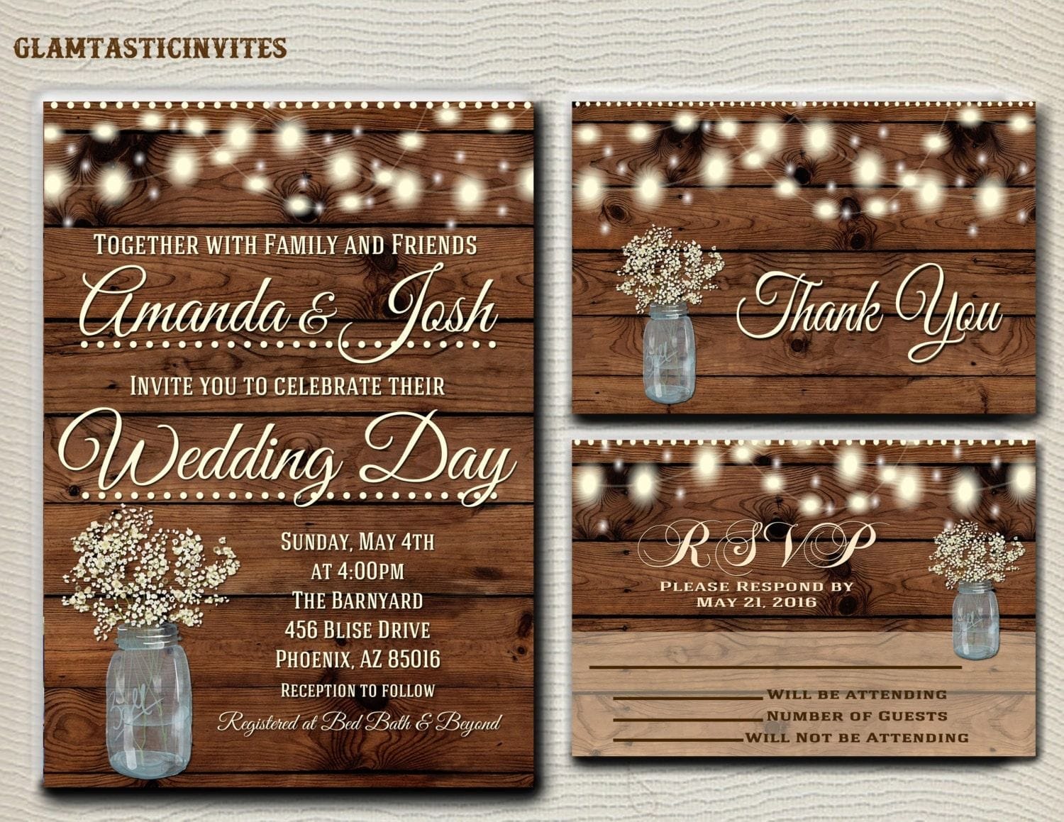 Rustic Invitation