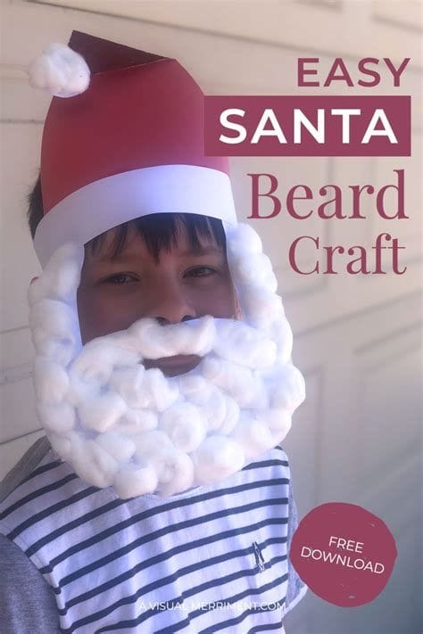 Santa Beard Craft