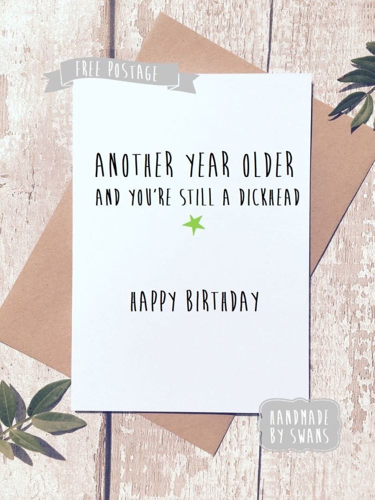 Sarcastic Birthday Cards