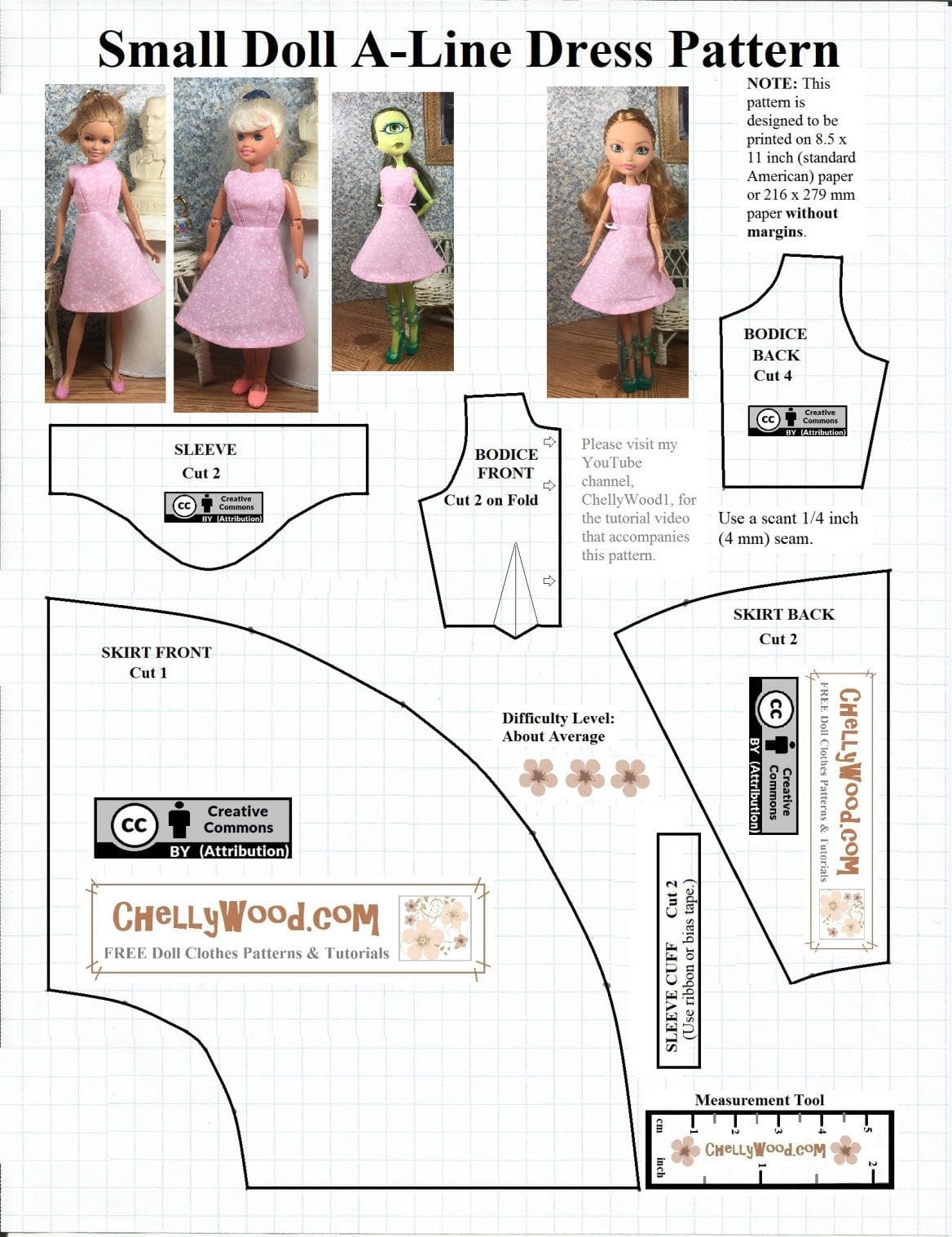 Sewing Doll Clothes Pattern