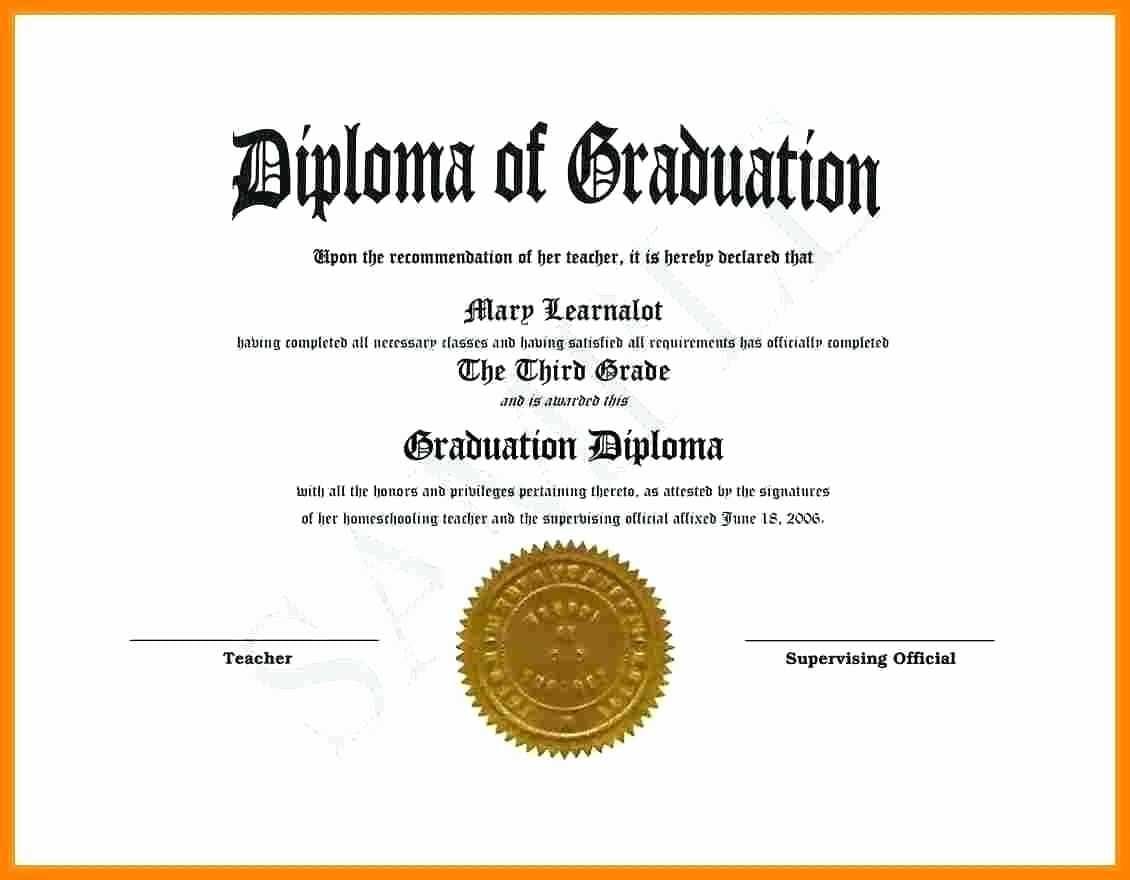 Simple GED Certificate Template