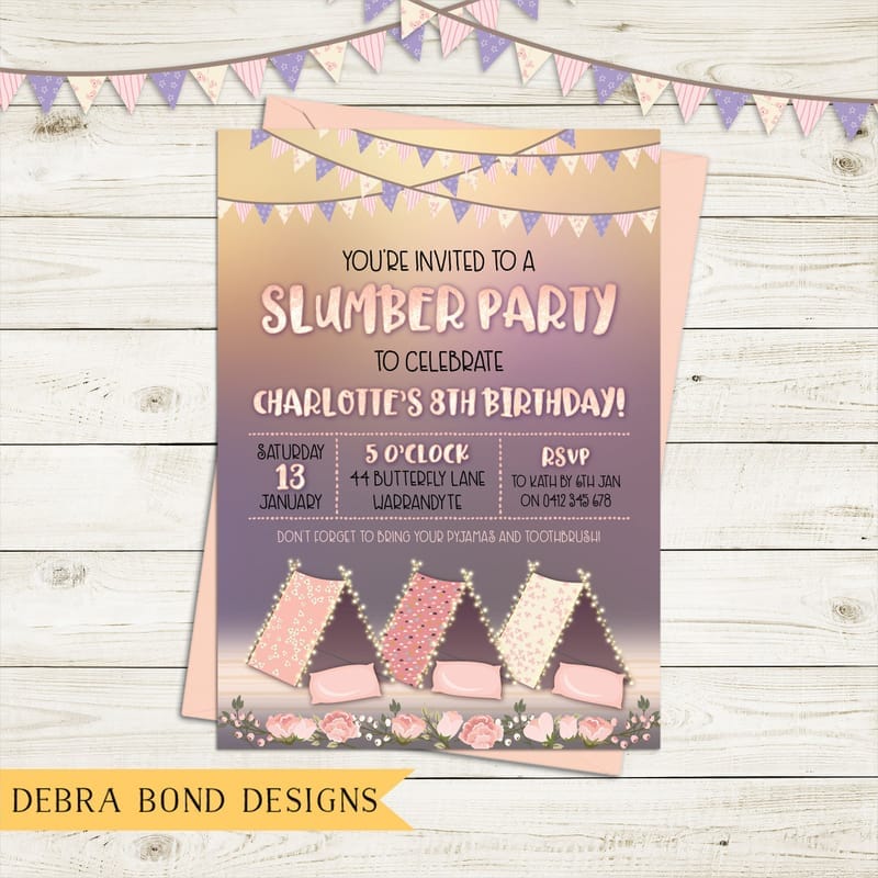 Slumber Party Invitation