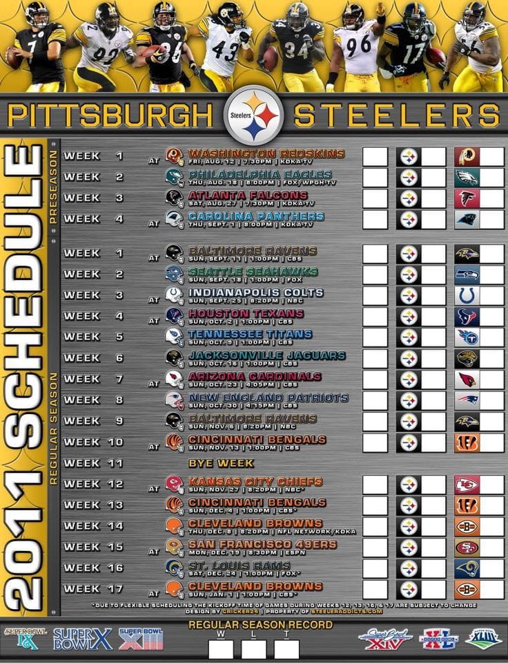 Steelers Preseason Tv Schedule: 5 Must-Watch Games