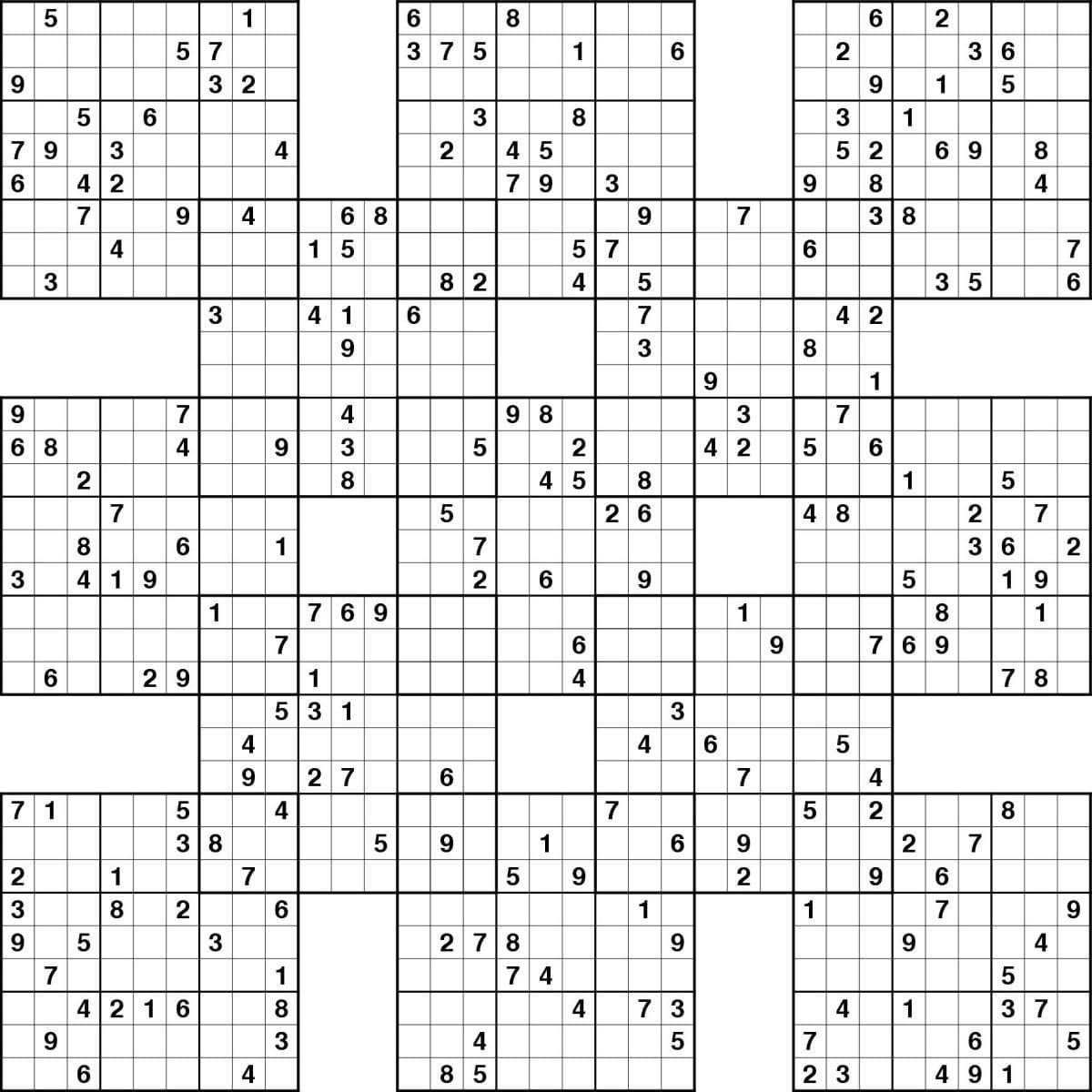 Sudoku types