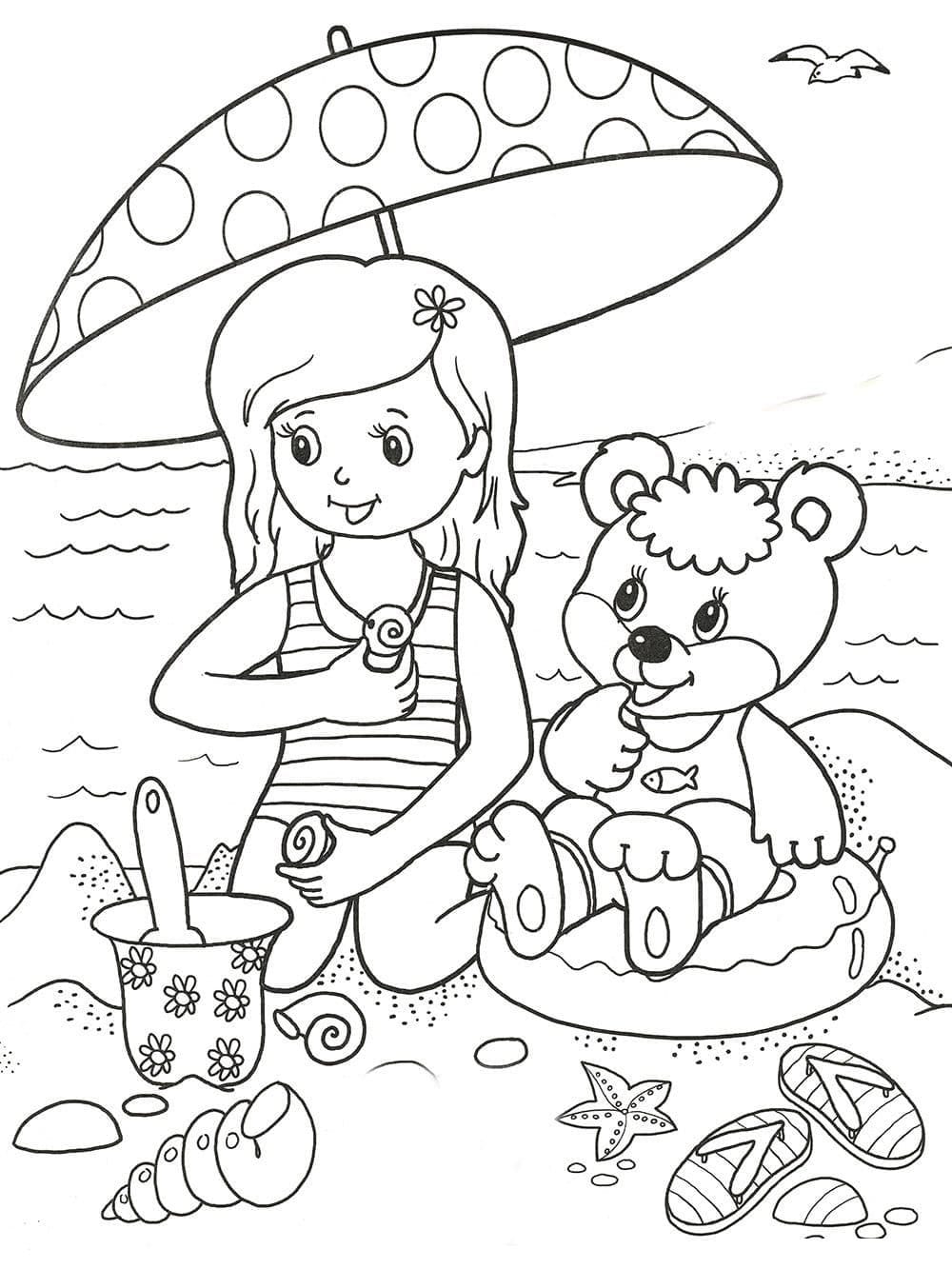 Summer Coloring Book