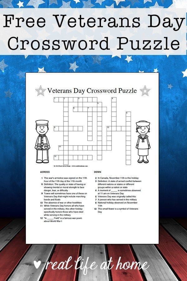 USA Today Veterans Day Crossword