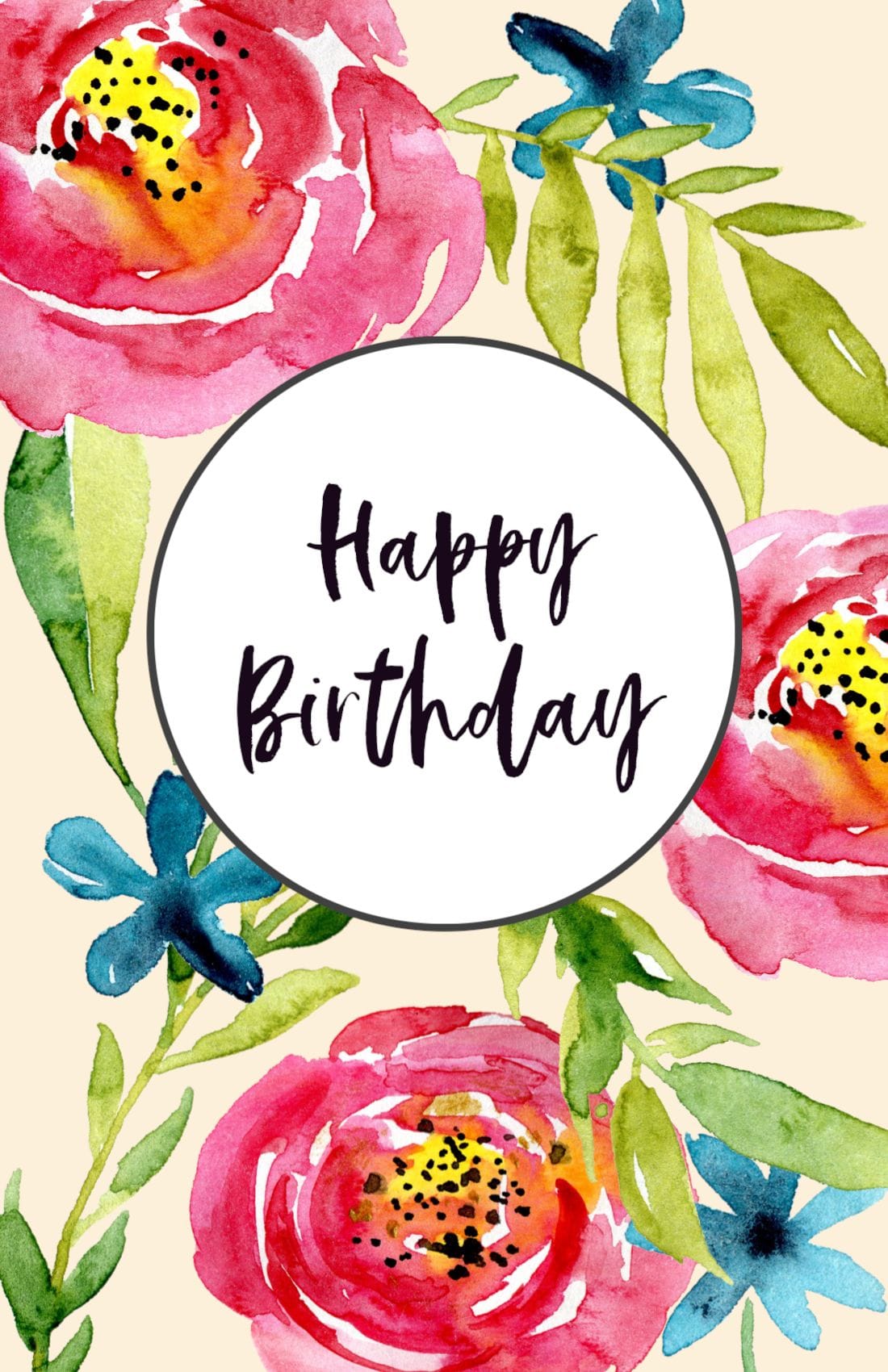 Using Birthday Printables