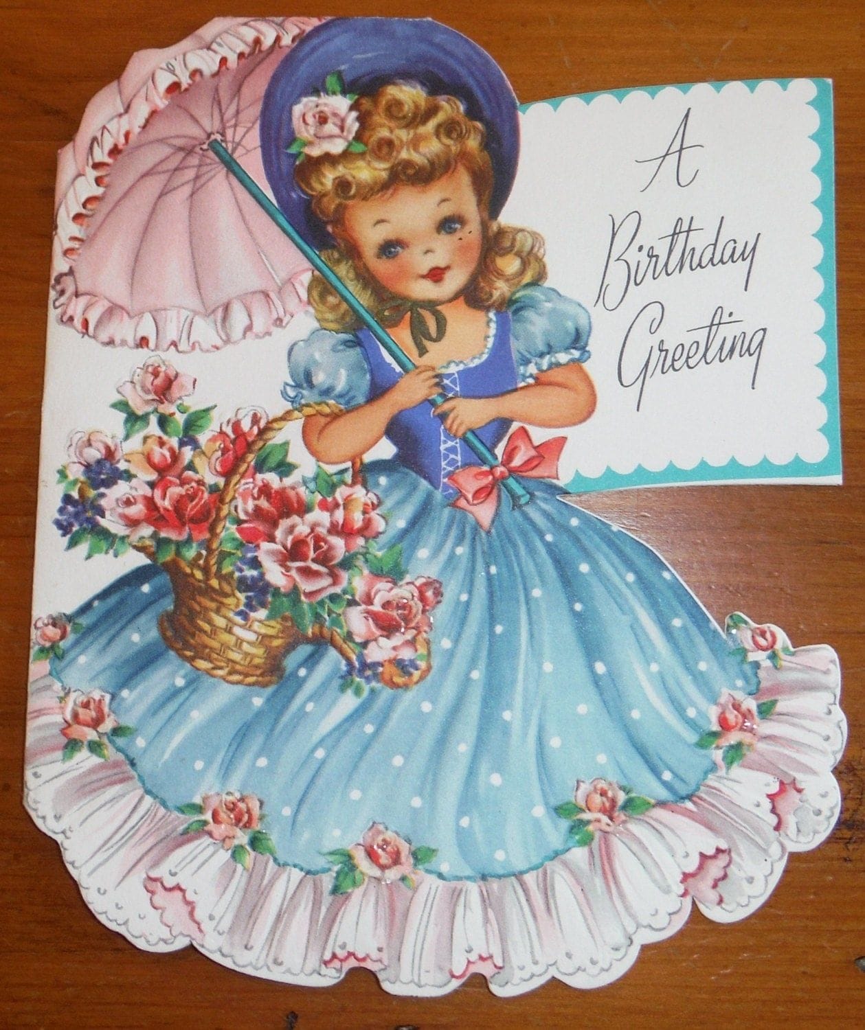 Vintage-Inspired Birthday Card