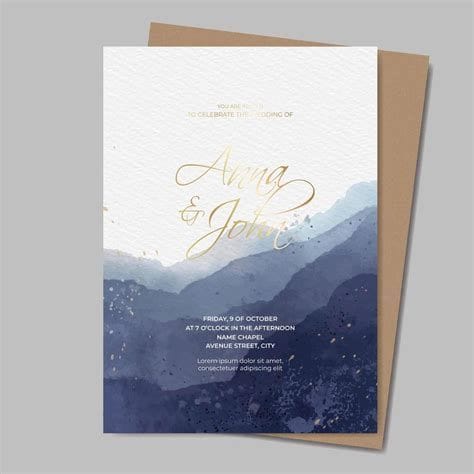 Watercolor Invitation