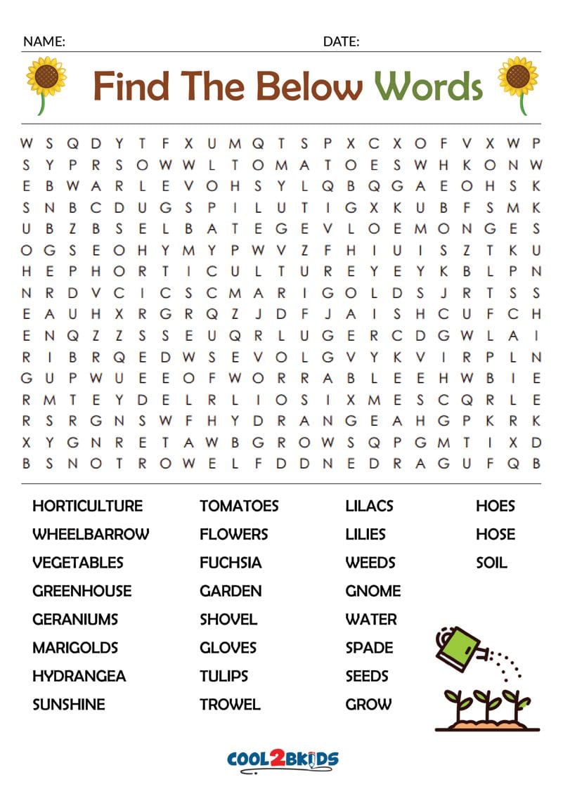 Word Search Puzzles for Adults