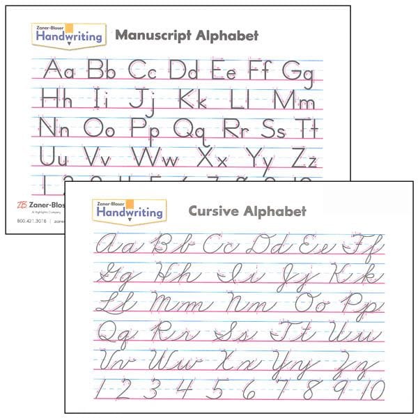 What is Zaner-Bloser Cursive?